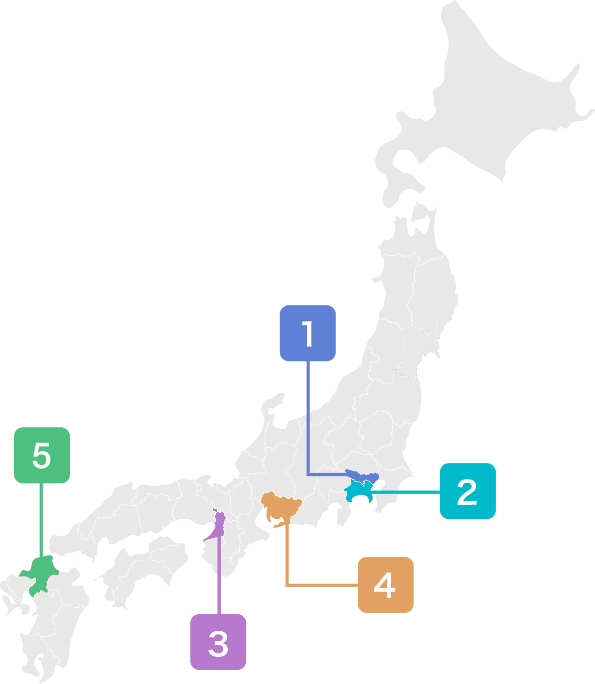 ISS留学ライフ所在地図